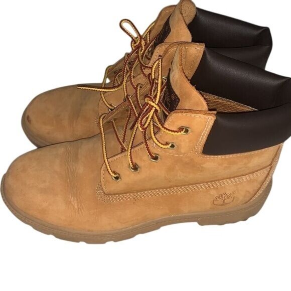 Timberland Mens Waterproof Nubuck Boots Size 4 - Picture 5 of 8